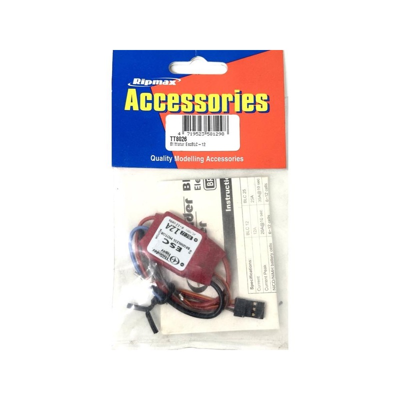Thunder Tiger Brushless Motor ESC BLC-12 : TT8026
