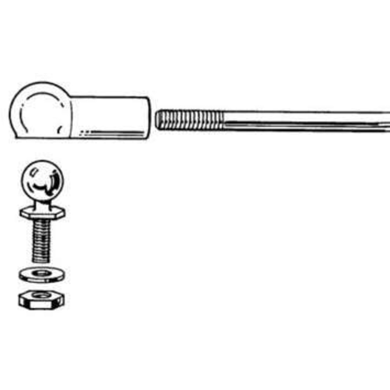DU-BRO 2-56 Threaded Ball Link Smooth Steering & Control Linkage Set
