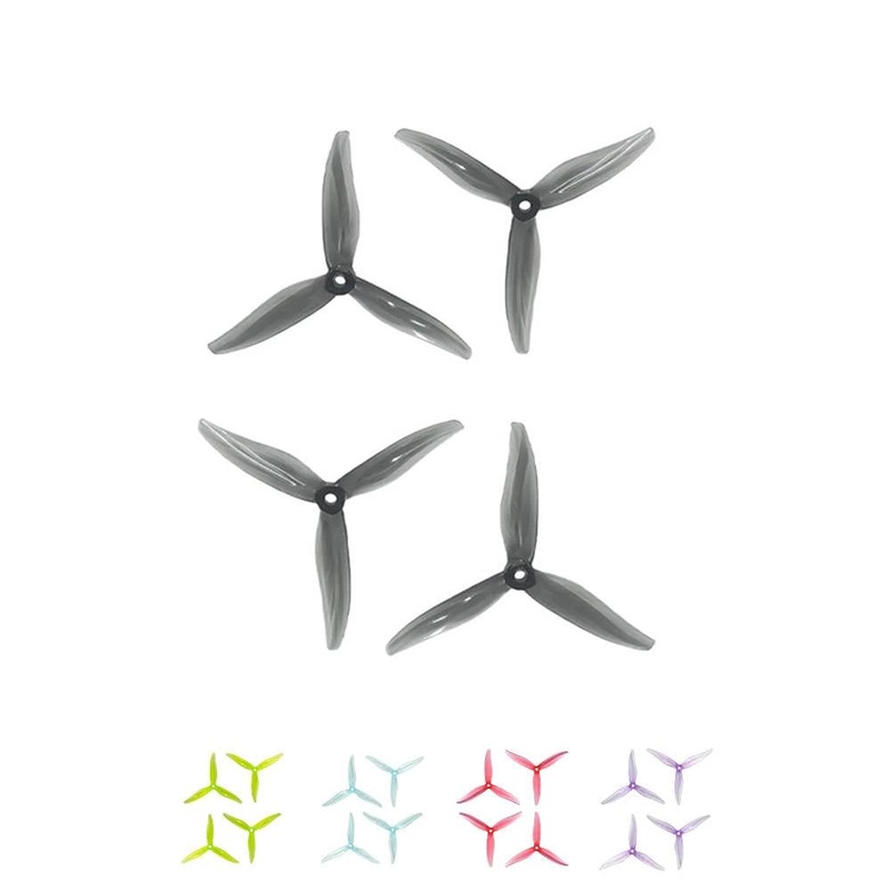 Gemfan Fury 5128.0 3 Blade Propellers Clear Blue