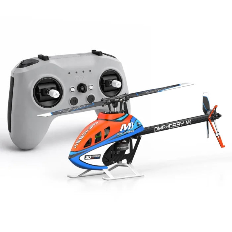 OMPHOBBY M1 V3 PRO 3D RC Helicopter RTF With T8L Remote Orange