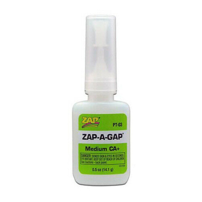 ZAP PT03 Green Medium Cyno Penetrating Super Glue - 0.5oz