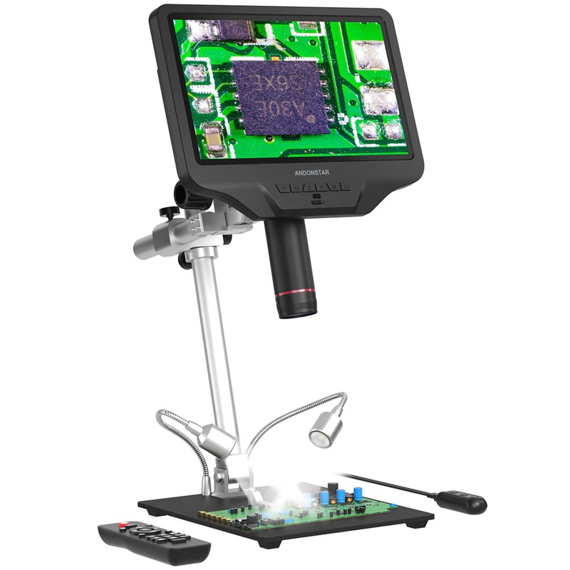 Andonstar 10.1'' AD409 PRO HDMI WIFI Digital Microscope Measure Software PC Connection for PCB Solder Check Tool for SMT SMD Repair