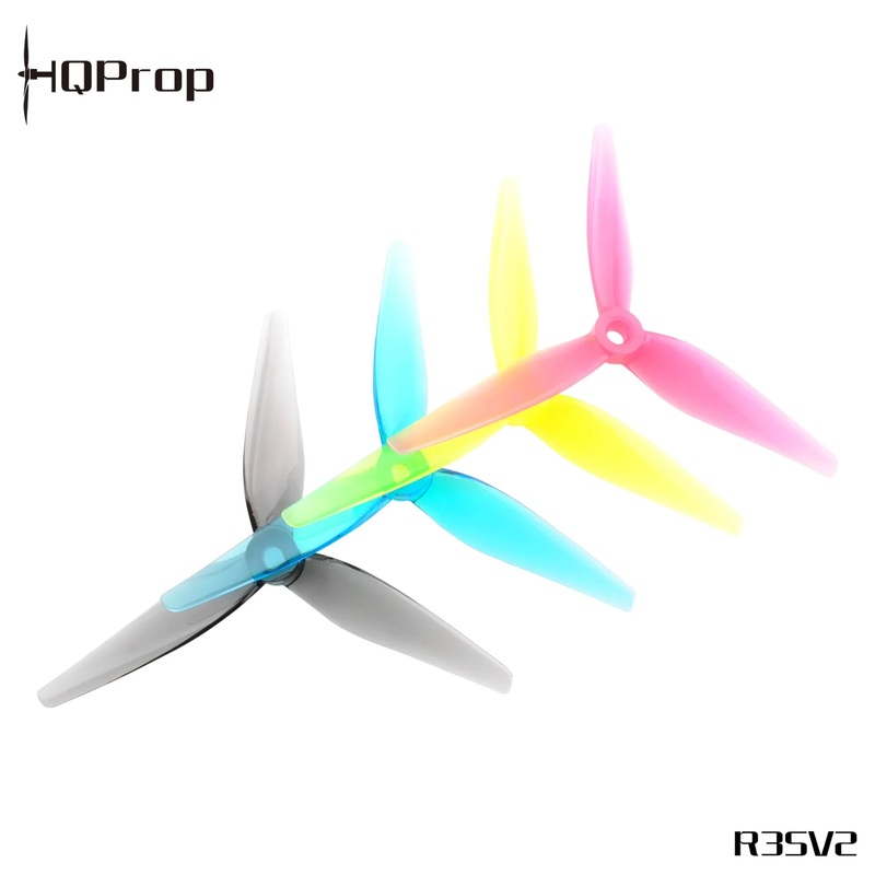 HQProp 5135V2 5.1X3.5X3 5.1" Propellers (2CW+2CCW) Grey