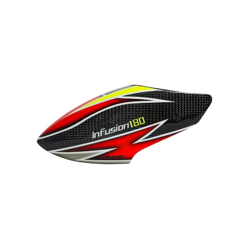 Airbrush Carbon Fibre Red Devil Canopy - Blade Infusion 180 : MH-I180100RD