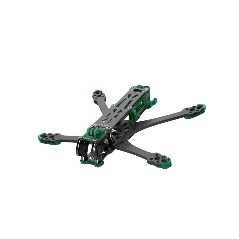 GEP-MK5 O4 Pro DC Frame Kit for DJI O4 5-Inch Carbon Fiber Freestyle Frame Emerald Green
