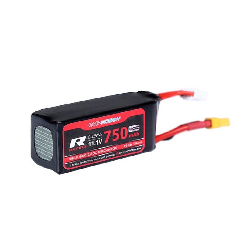 OMP 750mah 3S 60C Lipo Battery - M2 Evo/MK2/M2 V3 (also fit Goosky S2/S2 Max)