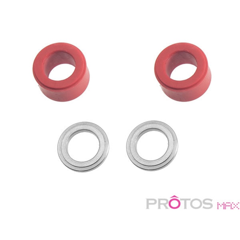 Protos MAX 700 Head Dampeners 3D (Red) : MSH71057