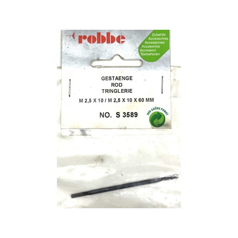 Robbe Pushrod M2.5 x 60mm : S-3589
