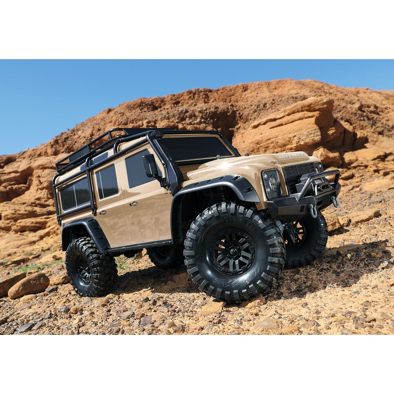 1/10 TRX-4 Land Rover Defender, 4WD, RTD (Requires battery & charger): Sand
