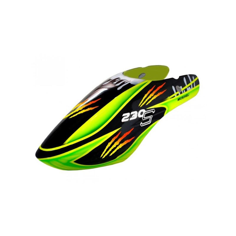 Airbrush Fiberglass Green Scratch Canopy - BLADE 230S/V2/Smart : MH-23V2080GS