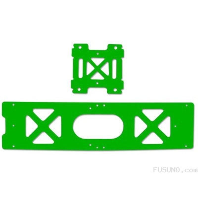 FUSUNO Painted Neon Green Fiberglass Bottom Frame Trex 700E - FUF-121