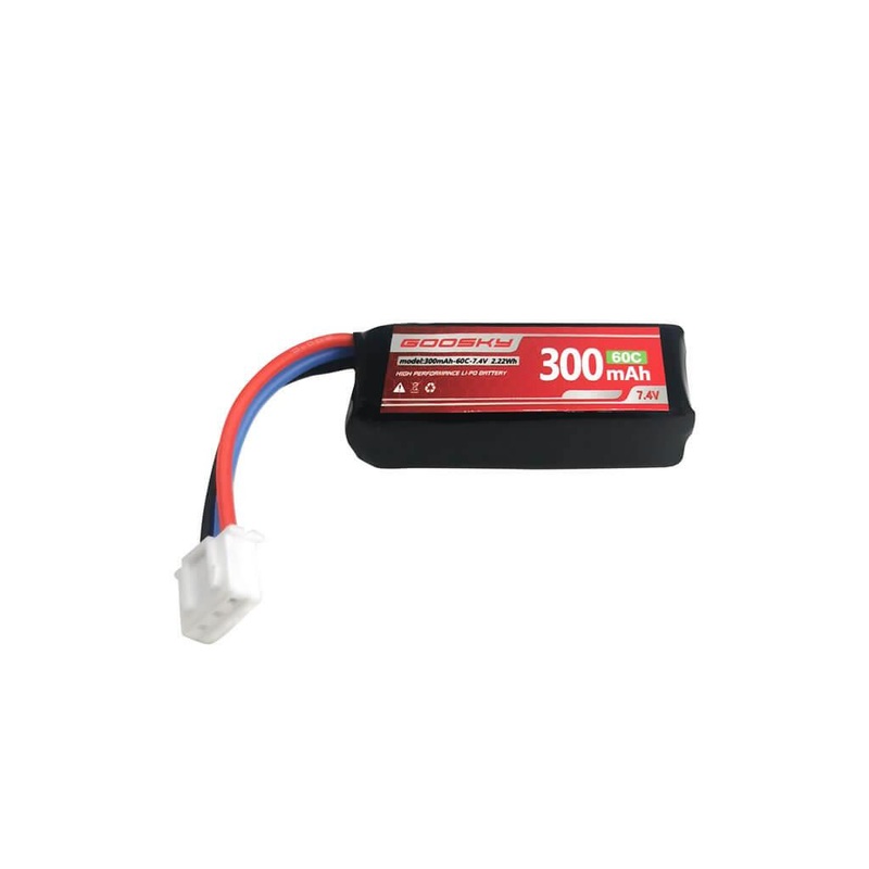 Goosky S1 Lipo Battery 300Mah 2S 60C : GT030039