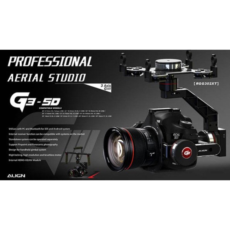 Align G3-5D Gimbal Super Combo : RGG302XT