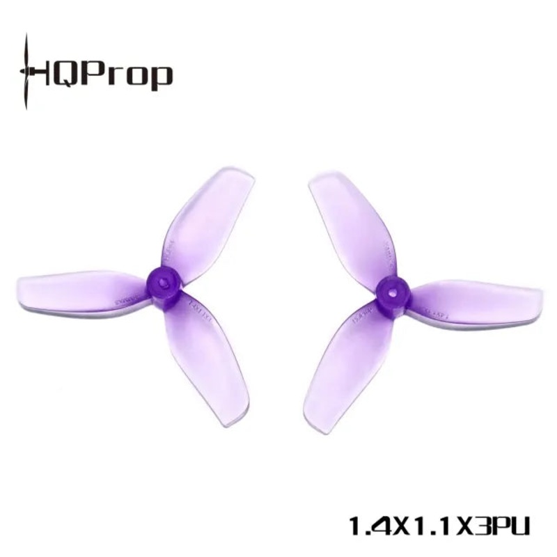 HQ Ultralight Whoop Prop 1.4x1.1x3 (35mm) 1mm Shaft Purple