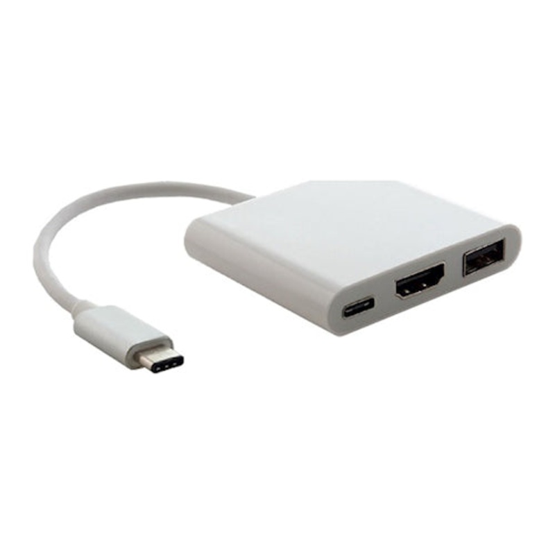 AT-CMHDMIUSBCF Astrotek Thunderbolt USB 3.1 Type C (USB-C) to HDMI + USB + Card Reader Video Adapter Converter Male to Female