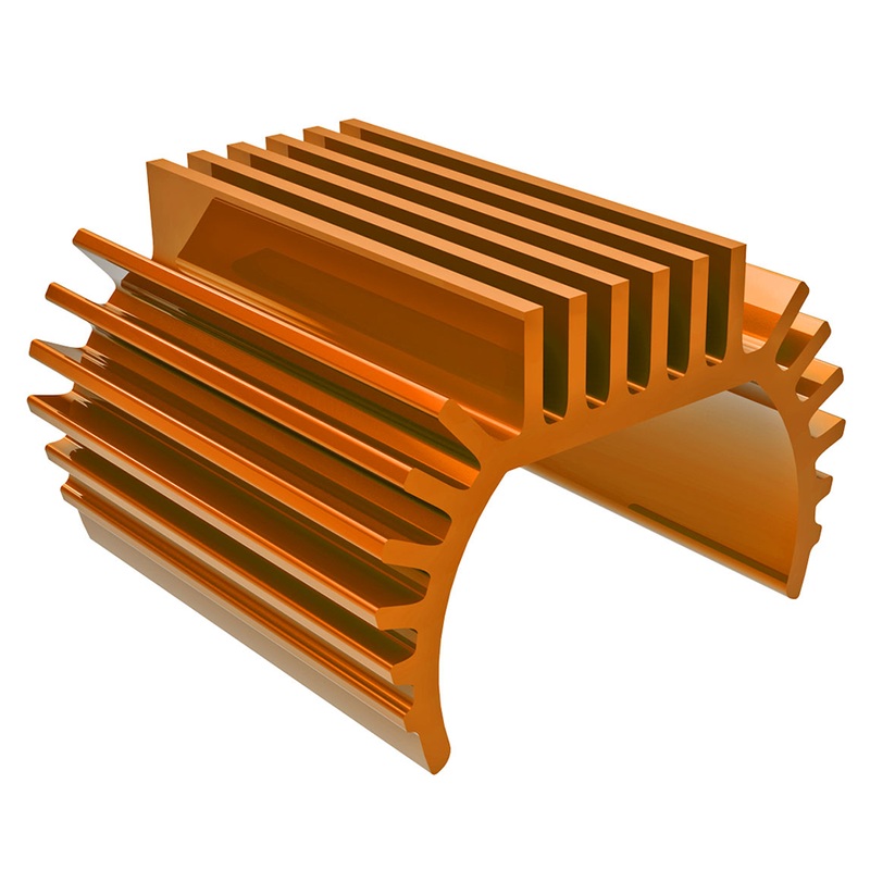 Heat Sink, Orange, For Titan 87T Motor: 9793-Orng