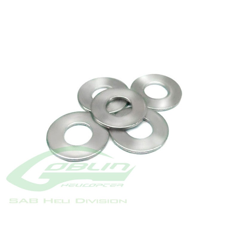 Steel Washer 5x 7x0.1 - RAW 420 COMPETITION / Goblin 380 / iLGoblin 420 Pro