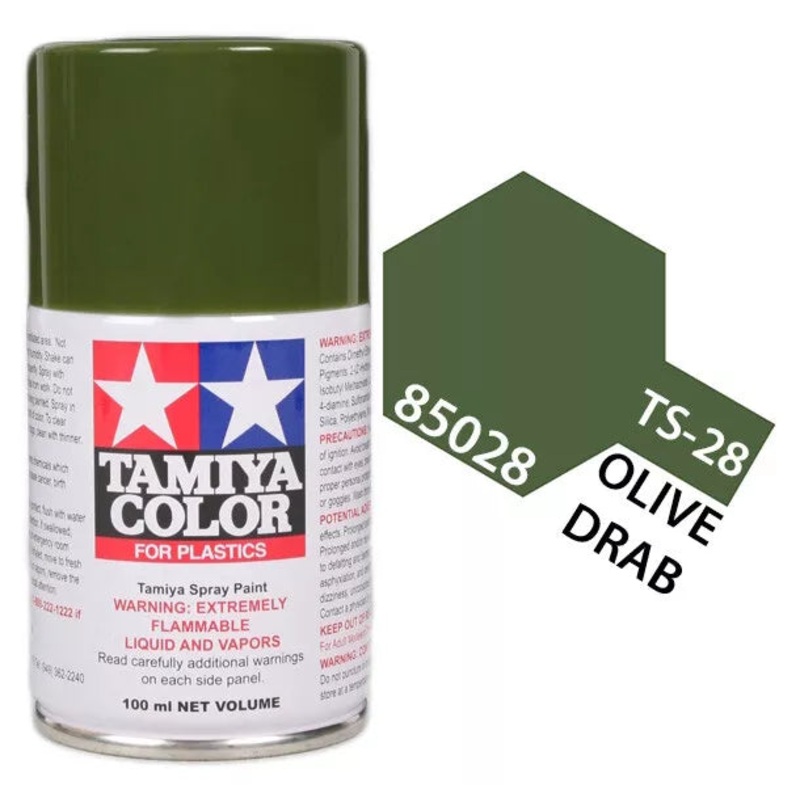 TS-28 Olive Drab Lacquer Paint 100ml
