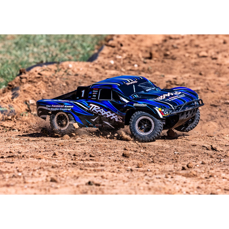 1/10 Slash 4x4 VXL HD, Brushless, SCT, RTR: Blue