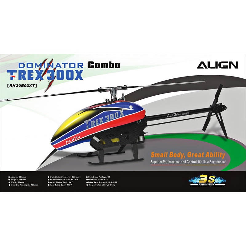 Align T-Rex 300X Combo (RH30E02XT)