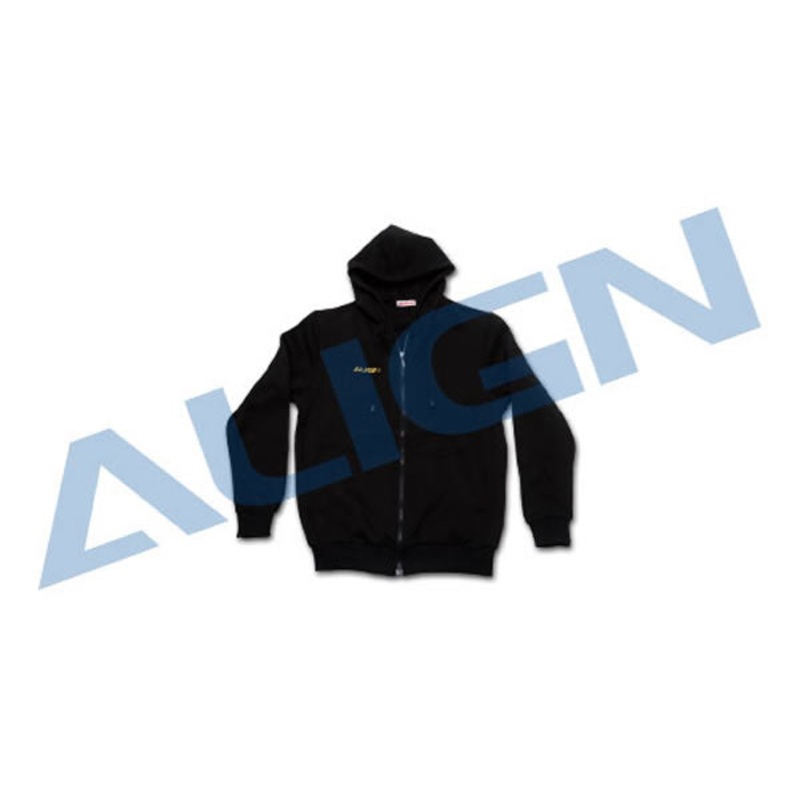 Align Zipped DFC Hoody - Black (S) : HOC00209-2