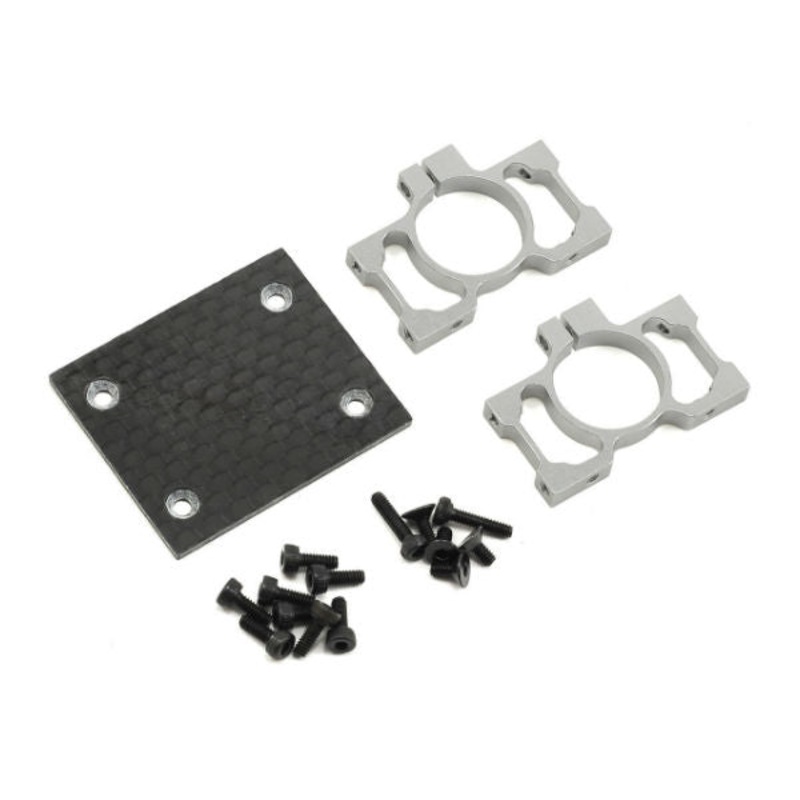 Aluminium Tailboom Mount and C/F Plate - Blade 270 CFX : BLH4822