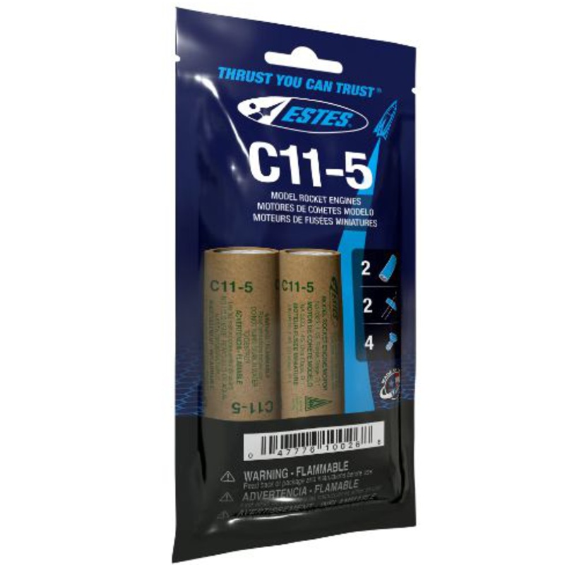 C11-5 Model Rocket Engines (2pk)