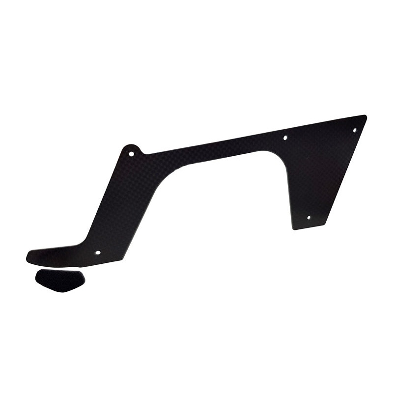 CARBON FIBER MAIN FRAME BOTTOM - Raw 500