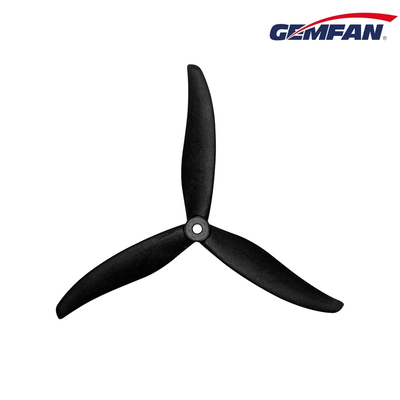 GEMFAN 7037-3 Reinforced Carbon Nylon - Black - (2CCW+2CW)