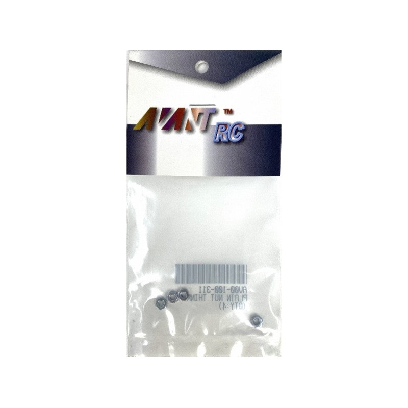 Plain nut M3 zinc plated (4) : AV00-100-311