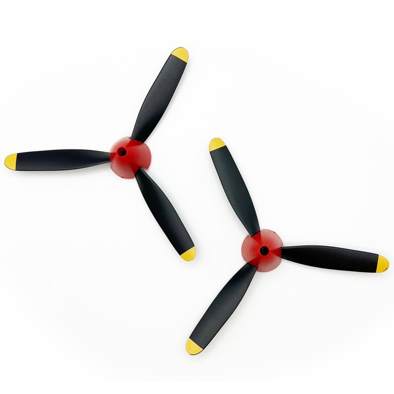 3-Blade Propeller & Spinner (2) P-40