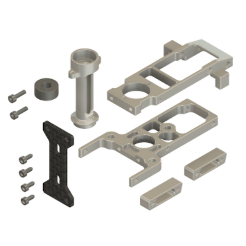 05410 Aluminum Parts Chassis, LOGO 200