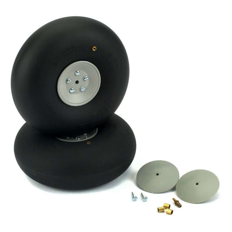 DU-BRO Big Wheels Inflatable Tundra RC Airplane Wheels (2/pkg)
