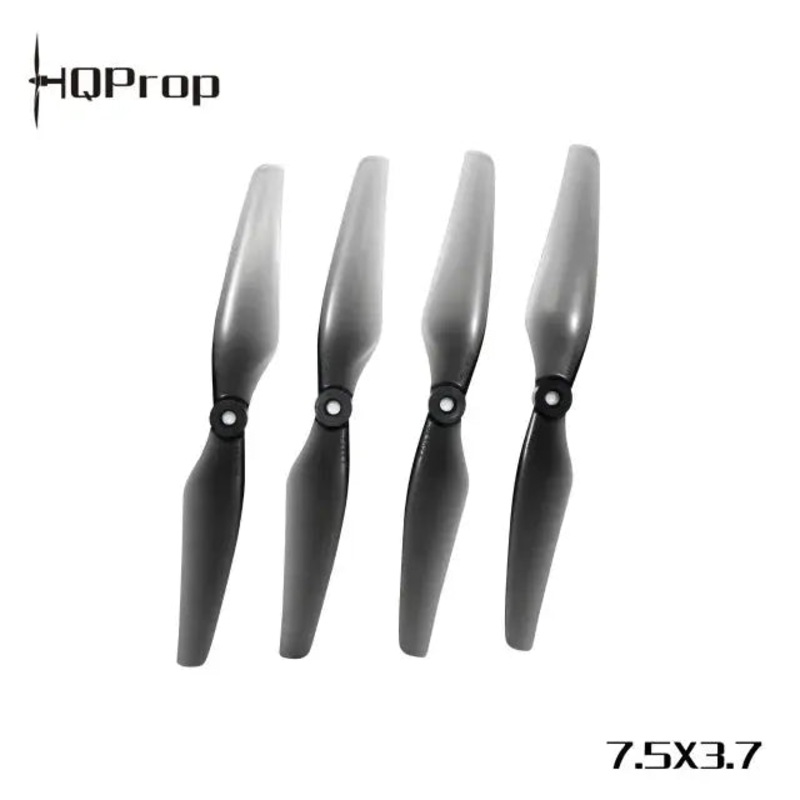 HQProp 7.5X3.7 Grey (2CW+2CCW)-Poly Carbonate