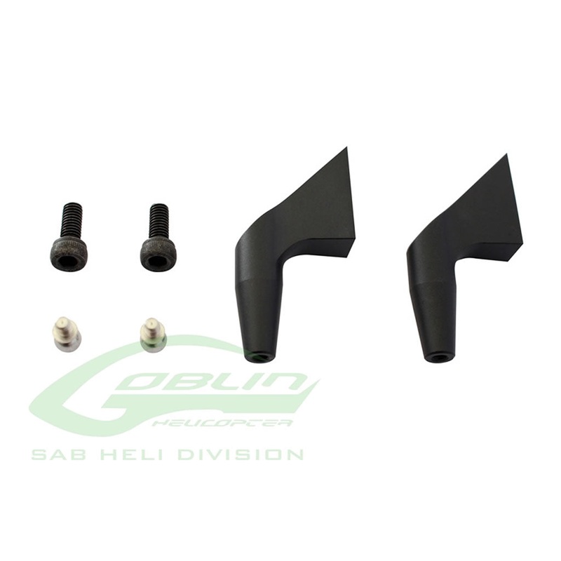 Aluminium Blade Grip Arm Black Matte : H0464BM-S