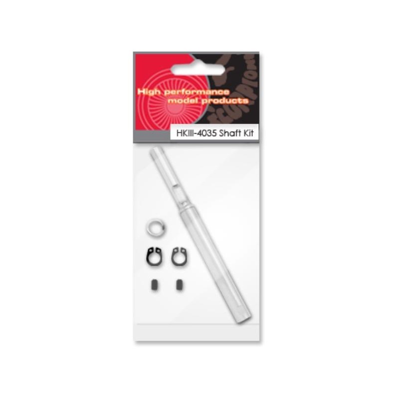 Scorpion HKIII-4035 Shaft Kit (6mm 37mm) : SC-HKIII_4035_Shaft