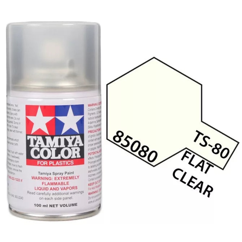 TS-80 Flat Clear Lacquer Paint 100ml