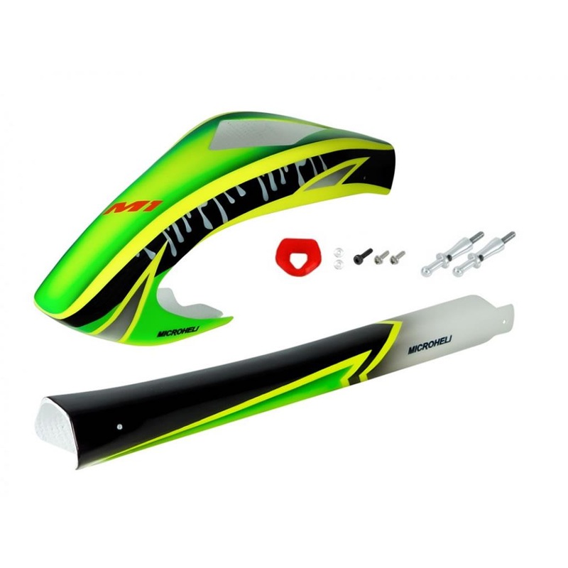 Airbrush Fibreglass Green Scratch Fuselage - OMP Hobby M1 EVO : MH-M1EV-FLGM