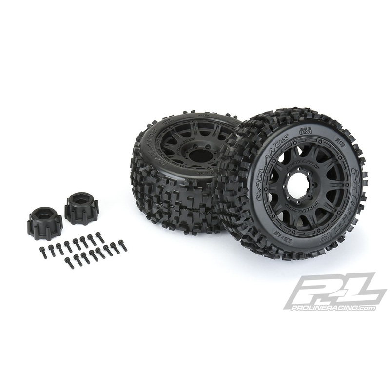 Badlands 3.8" MTD Raid 8x32 Wheels 17mm: F/R