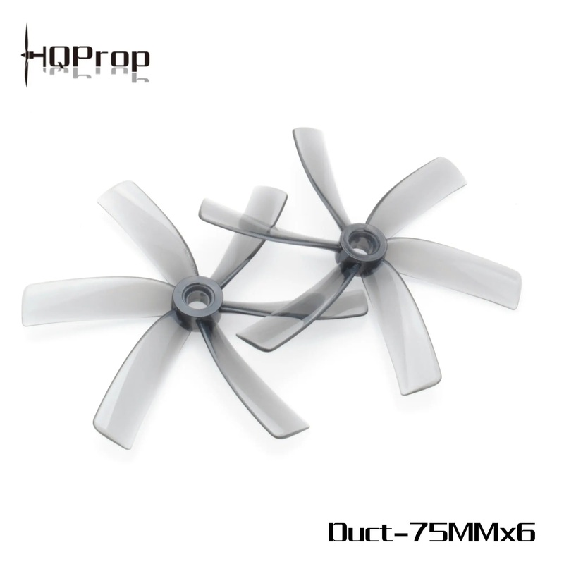 HQProp Duct 6 Blade 75MM(2CW+2CCW) Grey