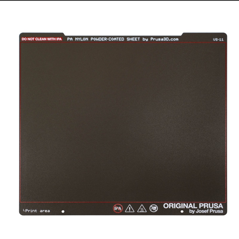 Prusa Double-sided Powder-coated PA Nylon Spring Steel Sheet for MK3S