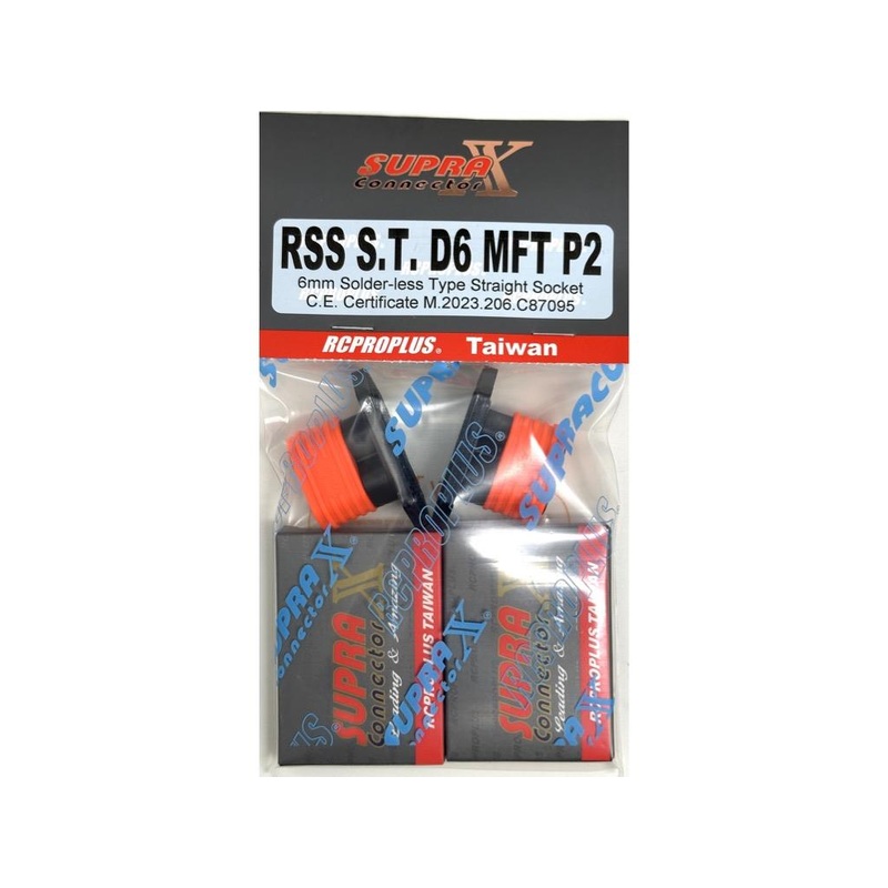 RCPROPLUS D6 Straight Housing Solderless : RSHSTD6MFTP2