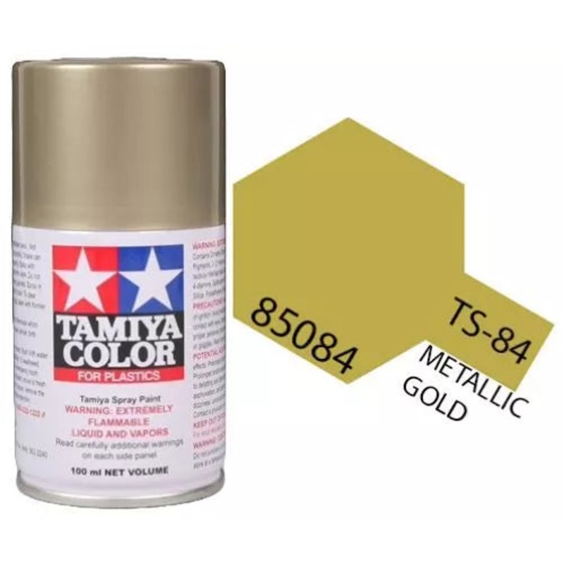 TS-84 Metallic Gold -Lacquer Spray Paint, 100ml