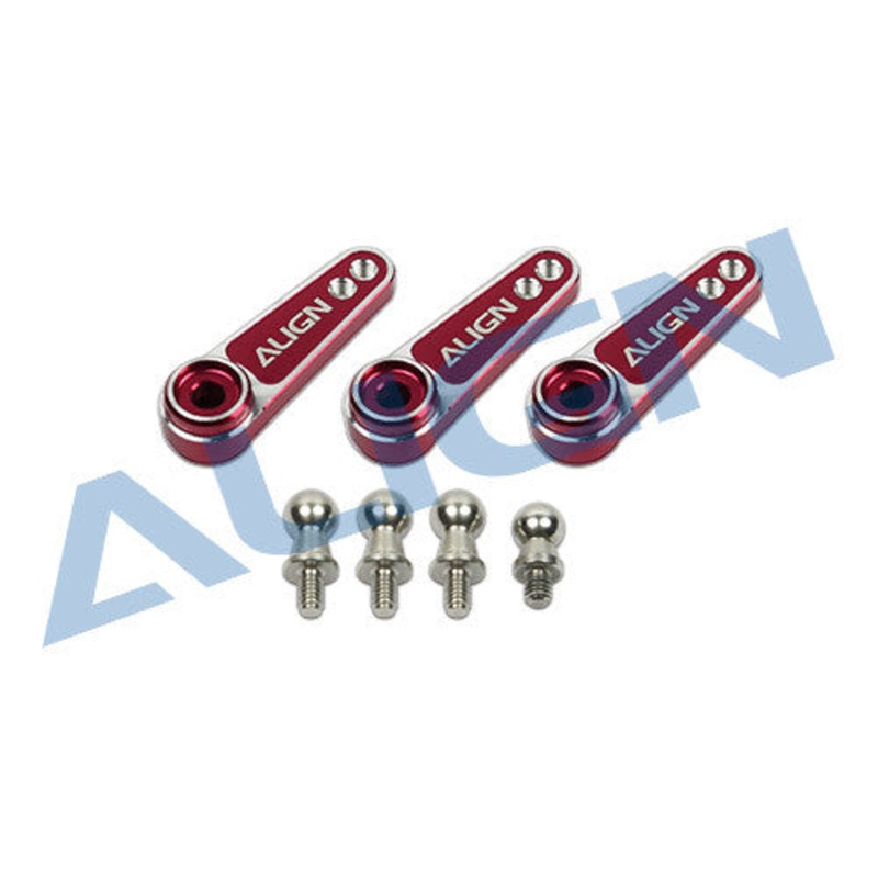 D6FF Metal Servo Horn (M2.5)-Red - HSP61015QR