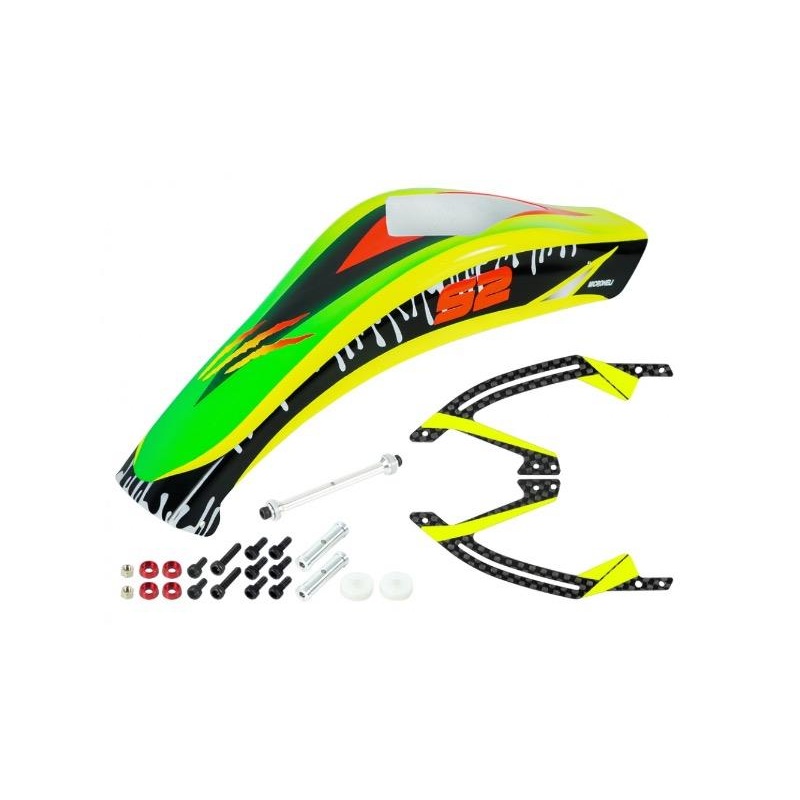 Airbrush Fiberglass King Cobra Canopy - GOOSKY S2 : MH-GSS2080KC