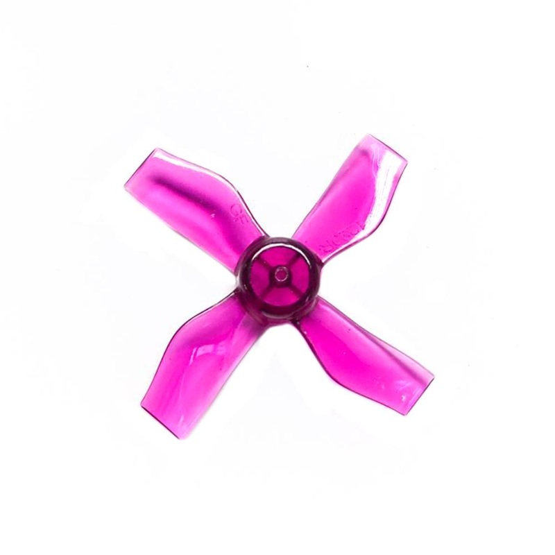Gemfan 1220-4 31mm 1.2" 4-Blade Whoop Propeller 1mm Shaft (4CW + 4CCW) Clear Blue