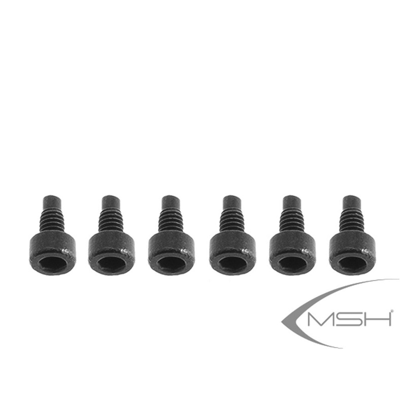MSH M2.5 x 5 Tail pitch lever customized screw (6) : MSH41135