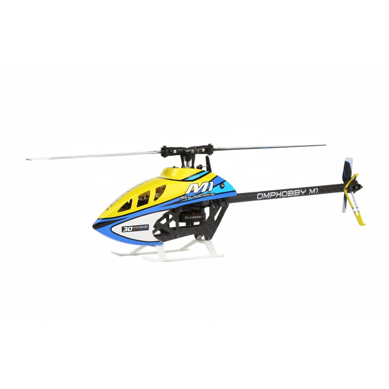 OMPHobby M1 V3 Pro BNF Helicopter (Solar Yellow)