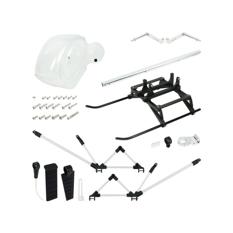 Transparent PVC Hughes 300 Scale W/ Landing Gear - GOOSKY S1 : MH-GSS1-SH31