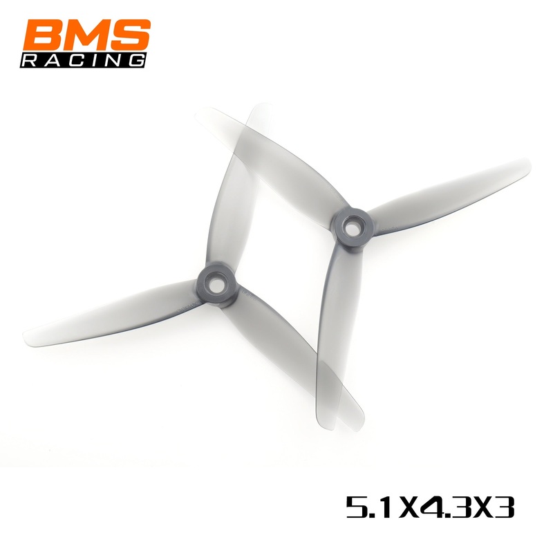 HQProp BMS Racing Prop 5.1X4.3X3 (2CW+2CCW) Grey